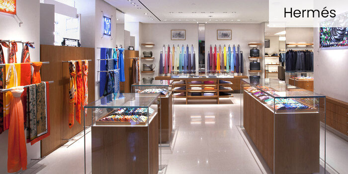 Hermes store interior