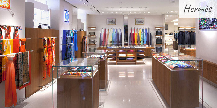 Hermes store interior